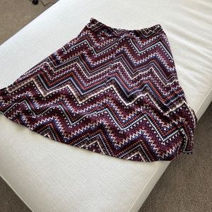 Aztec design soft flowy skirt